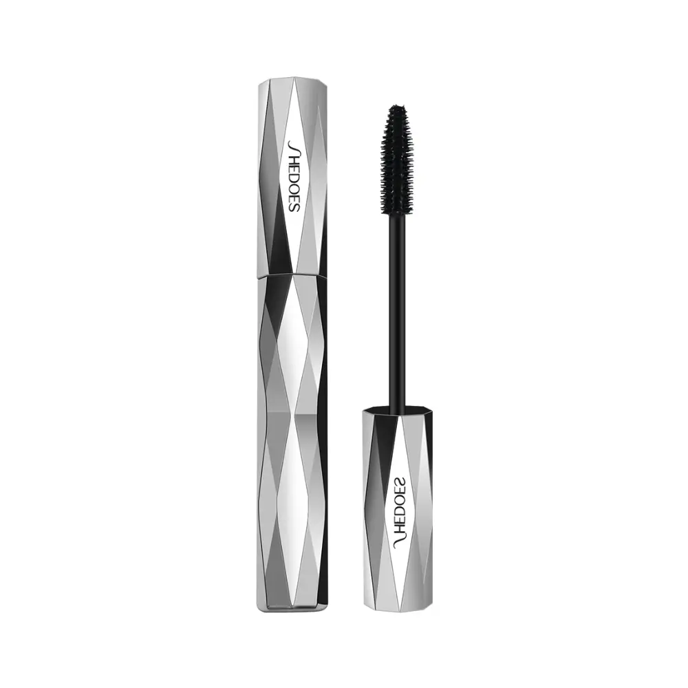 Waterproof & Smudge-Resistant Mascara with Curl-Lifting Brush for Soft Volume and Defined Lashes - Alcohol-Free Daily Wear Cosmetic