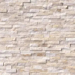 Arctic Gold 6x24 Stacked Stone Ledger Panel For Outdoor Wall and Fire Place