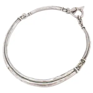 Pre-owned HERMÈS Gold-plated Small Leather Goods Hermes Bijouterie Fantaisie Choker Necklace