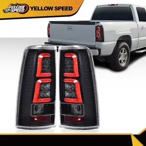 LED Tail Light Assembly for 1999-2006 Chevy Silverado, 1999-2002 GMC Sierra 1500/2500/3500 Truck - Brake & Turn Signal Functions Included