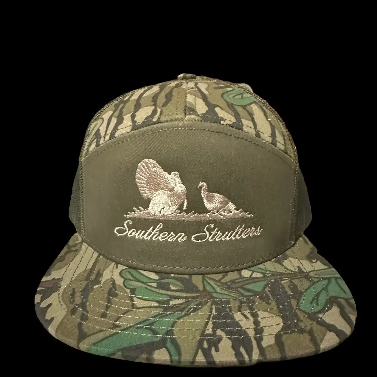 Camo 7 panel southern strutters hat Camo 7 panel southern strutters hat