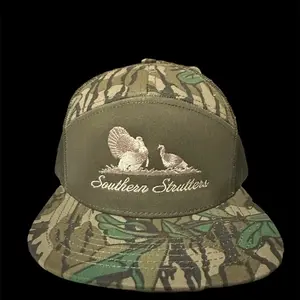 Camo 7 panel southern strutters hat