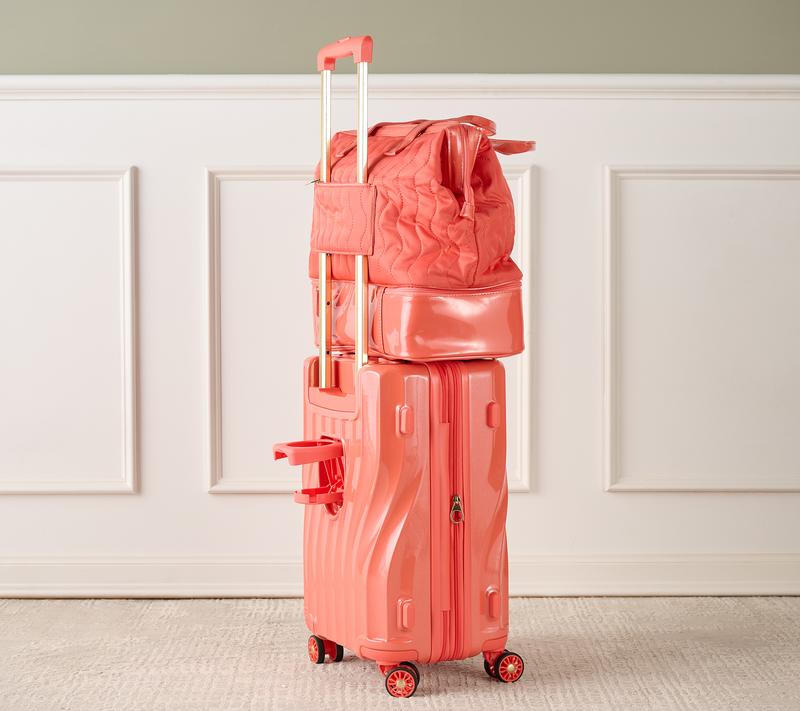 Triforce 21" Hardside Carry-On Luggage with Weekender Bag