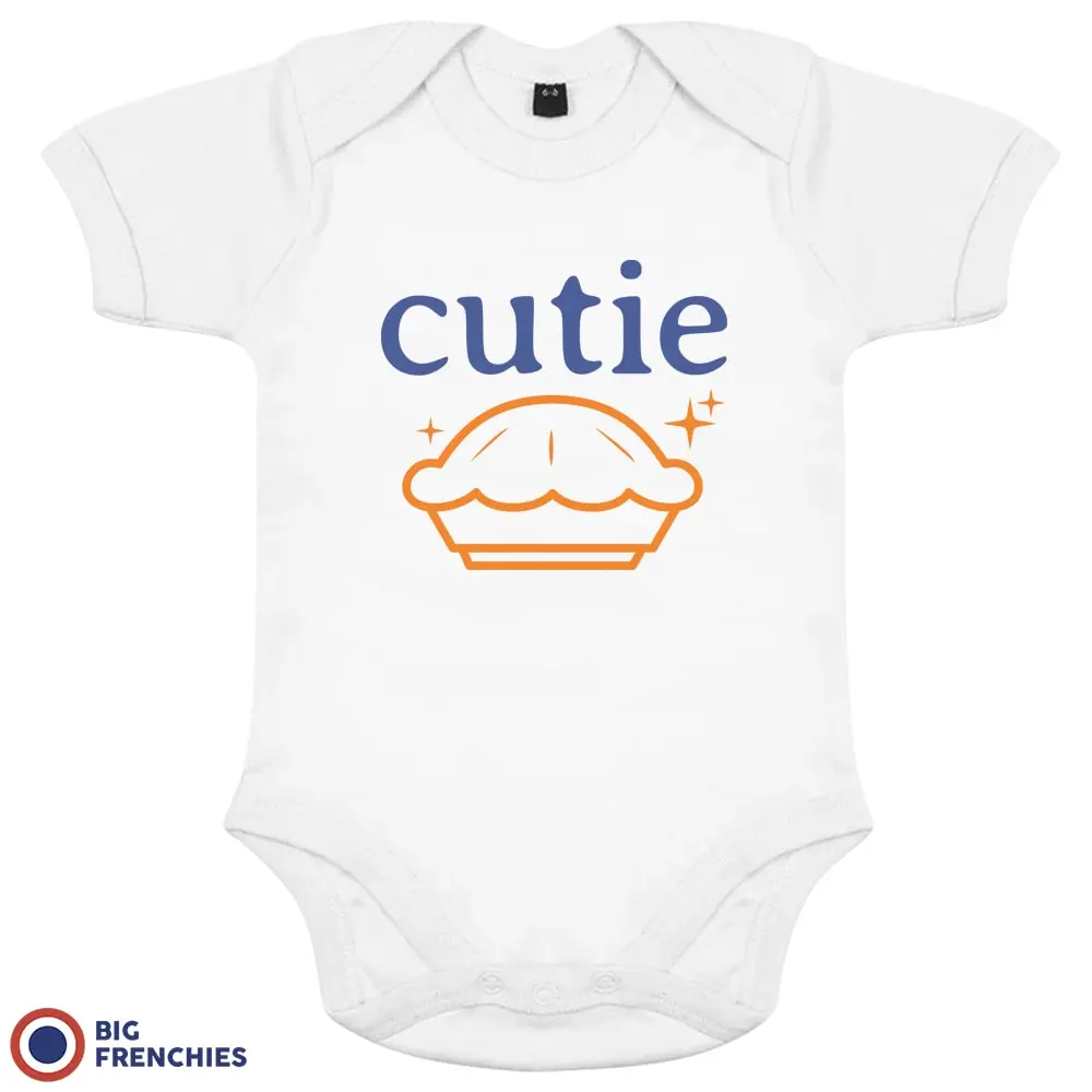 Cutie With Pie Thanksgiving Organic Cotton Baby Onesie