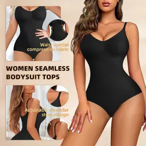 Women's Bodysuit with Adjustable Shoulder Straps Shapewear