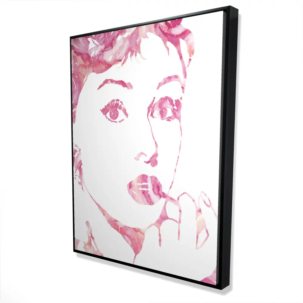 360 stand Framed Vibrant Audrey Hepburn Figurative Wall Photo, 36x48" Glamour Artwork, Bedroom Decor, Home Supplies Posters & Prints Gift, Decoration, Artistic, Chic