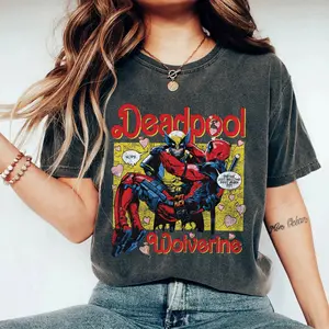 deadpool wolverine besties forever shirt fathers day shirt wolverine deadpool movie tee superhero best friends shirt men's and women's