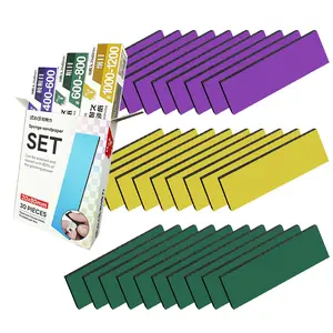 Stedi sanding sponge model up to building, hobby model tool hand sand block waterproof dry wet dual-use 400 to 1200 sandpaper Hardware Wood