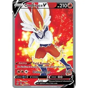 Cinderace V (Full Art) 178/192  - Holofoil SWSH02 Rebel Clash - Ultra Rare