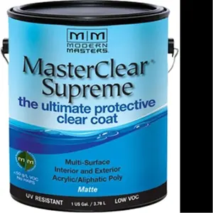 212 MAIN Modern Masters MCS901GAL 1 Gal. Matte Aliphatic Polyurethane Topcoat - Exterior Protective Coat with Oxidation Resistance