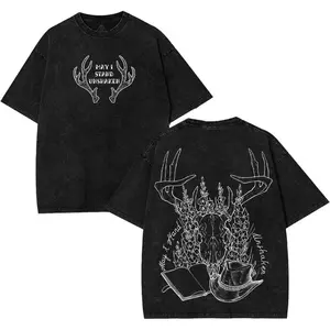valentine shirts Red Dead redemption 2 V9 Double Printed Washed 2 Sided Printing T-Shirt RPG action Video anime manga Games movie Streetwear graphic tees Casual Cotton sweater men gifts