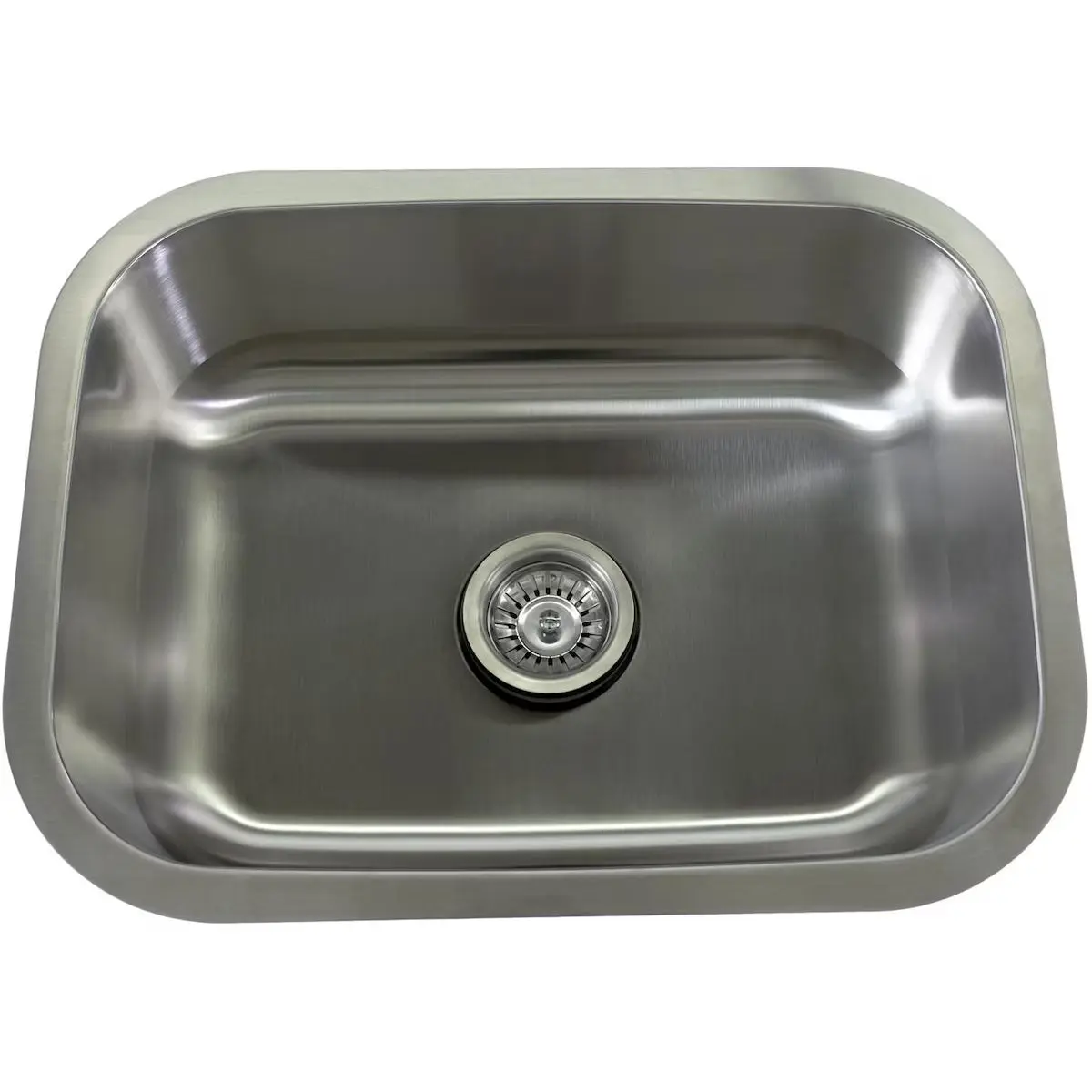 23 X 18 Outdoor Rated Stainless Steel Undermount Sink W/ Sink Strainer