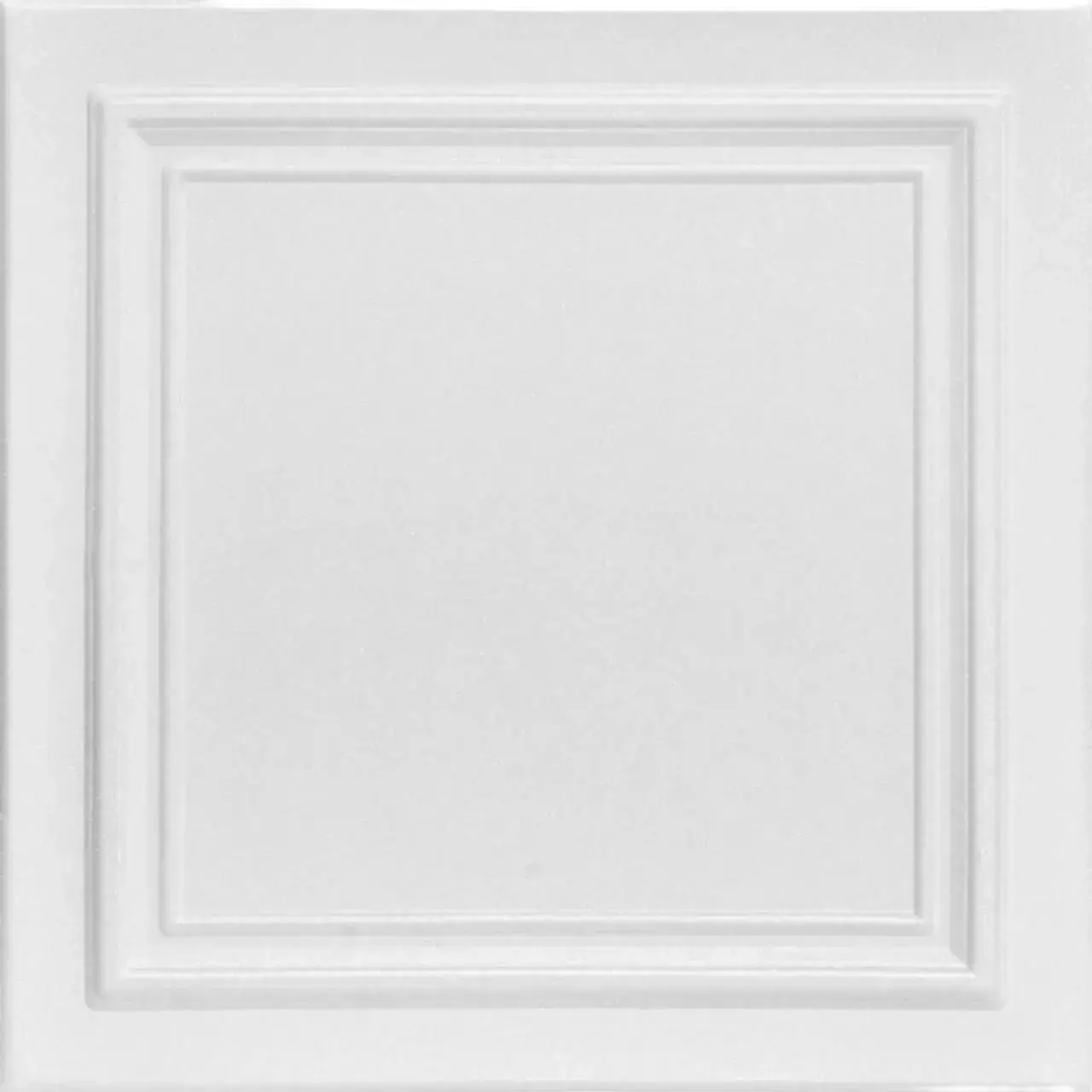 A La Maison Ceilings Line Art Lightweight Styrofoam Glue-up Ceiling Tiles - #R24, 20in x 20in, for Interior Residential/Commercial Spaces (Pack of 96, 259 sqft)