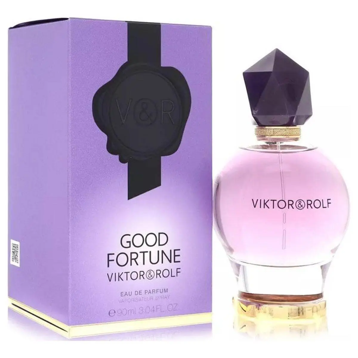 Viktor & Rolf Good Fortune Women's EDP Spray - 3.04 fl oz Enlivening Floral Fragrance with Vanilla Hint, Flowers, Fennel, Spicy, Perfumed, Alcohol-Based Notes, Warm Scent, Sealed in New Box, Fennel Women's Fragrance