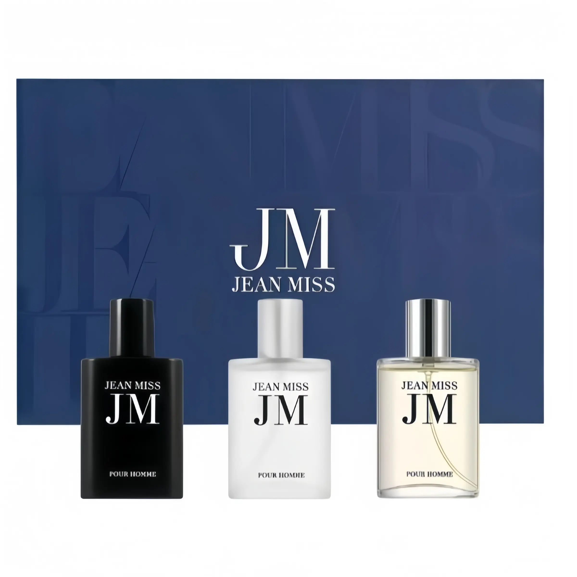 JM Men's Fragrance Gift Set, 3 Counts/box Long LastingCologne Fragrance,Daily Use Fragrance for Men,Gift for Boyfriend, Gift for Men, Cologne Discovery Set, Perfume Gift Sets, Fragrance Ensemble Set Daily Wear FreshAquatic Fragrance, Luxurious Men's Gifts