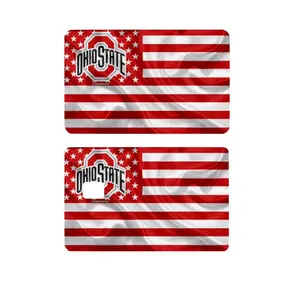Ohio Flag credit card sticker