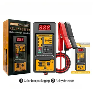 Relay Detector 11-25V ANENG RT01 Digital Universal 4/5 Pins Car Battery Vehicle Detection Digital Display Voltage Battery Tester Universal Electronic Automotive Relay Teste
