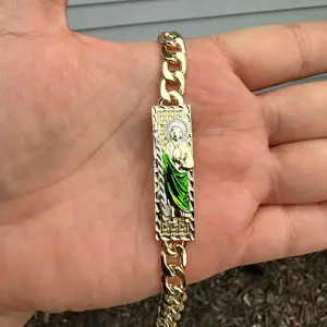 San Judas Esclava Bracelet Gold Plated bestie gift