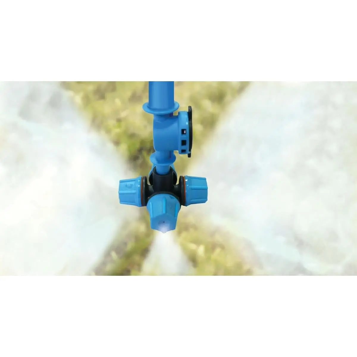 Genesis RSI-MIST Misting Kit, Blue Plastic Boxed Set (1 lbs) for Gardeners, Easy-Install Outdoor Home Improvement Tool with 2 High-Efficiency Mister Heads & 20 ft Watering Equipment