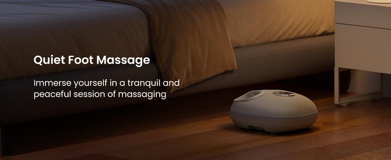 RENPHO Voice Controlled Foot Massager with 3 Heating Levels, Valentines Day Gift Choice for Man Women Adjustable Hands-free Upgrade Shiatsu Machine for Men & Women, Fits Up to Size 12