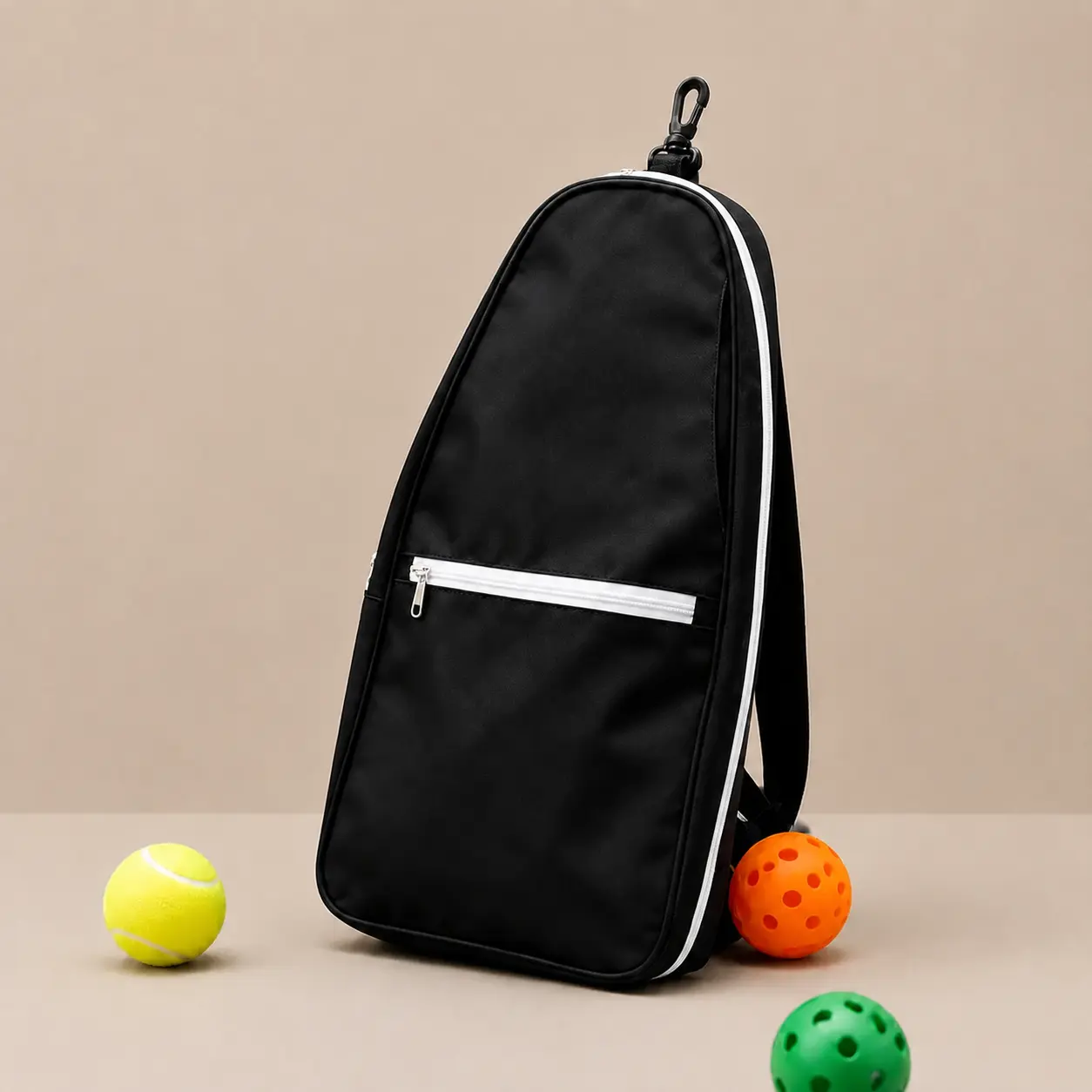 Waterproof Crossbody Shoulder Bag for Men Can Store 2 Rackets&4 Balls,Pickleball Racket Bag