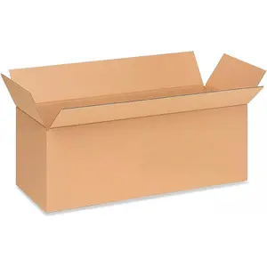 Long Moving & Shipping Boxes 24x9x9 inches (10-Pack) - Extra Strength 200 lb vs Regular - Corrugated Strong Moving Boxes for USPS/FEDEX - Cardboard Shipping Box - Moving Box by IDL Packaging