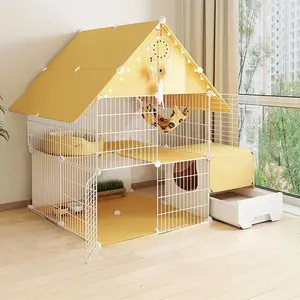 Indoor Cat Cage, Large Capacity Cat Cage, Pet Cage, Pet Supplies for Indoor Use, Cat Furniture, Cat House, Cat Castle