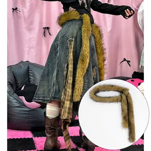 Handmade Soft Plush Belt for Cosplay & Fashion Accessories Women's Costume Accessory Cozy & Bold Style Comfortable Adjustable Fit