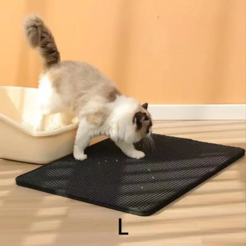 Cat Litter Mat, Double Layer Filter Toilet Basin, Washable Cat Toilet Tray