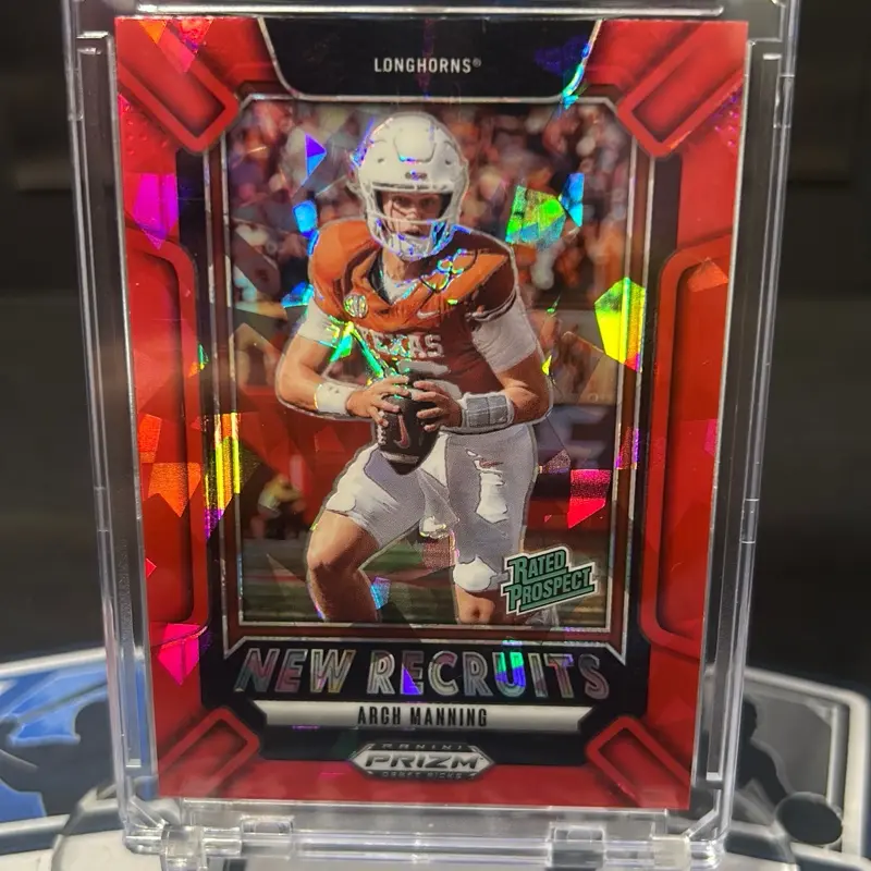 2025 Panini Prizm Draft Picks - New Recruits Arch Manning #22 Red Ice Prizm (RC)