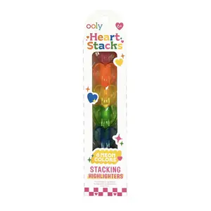 Heart Stacks Stacking Highlighters - 6 Color