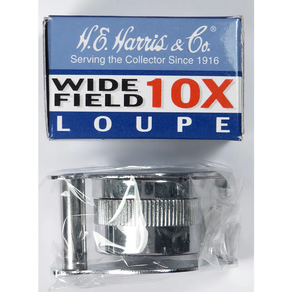 H.E. Harris & Co. 10x Magnification Collectors Wide Field Loupe