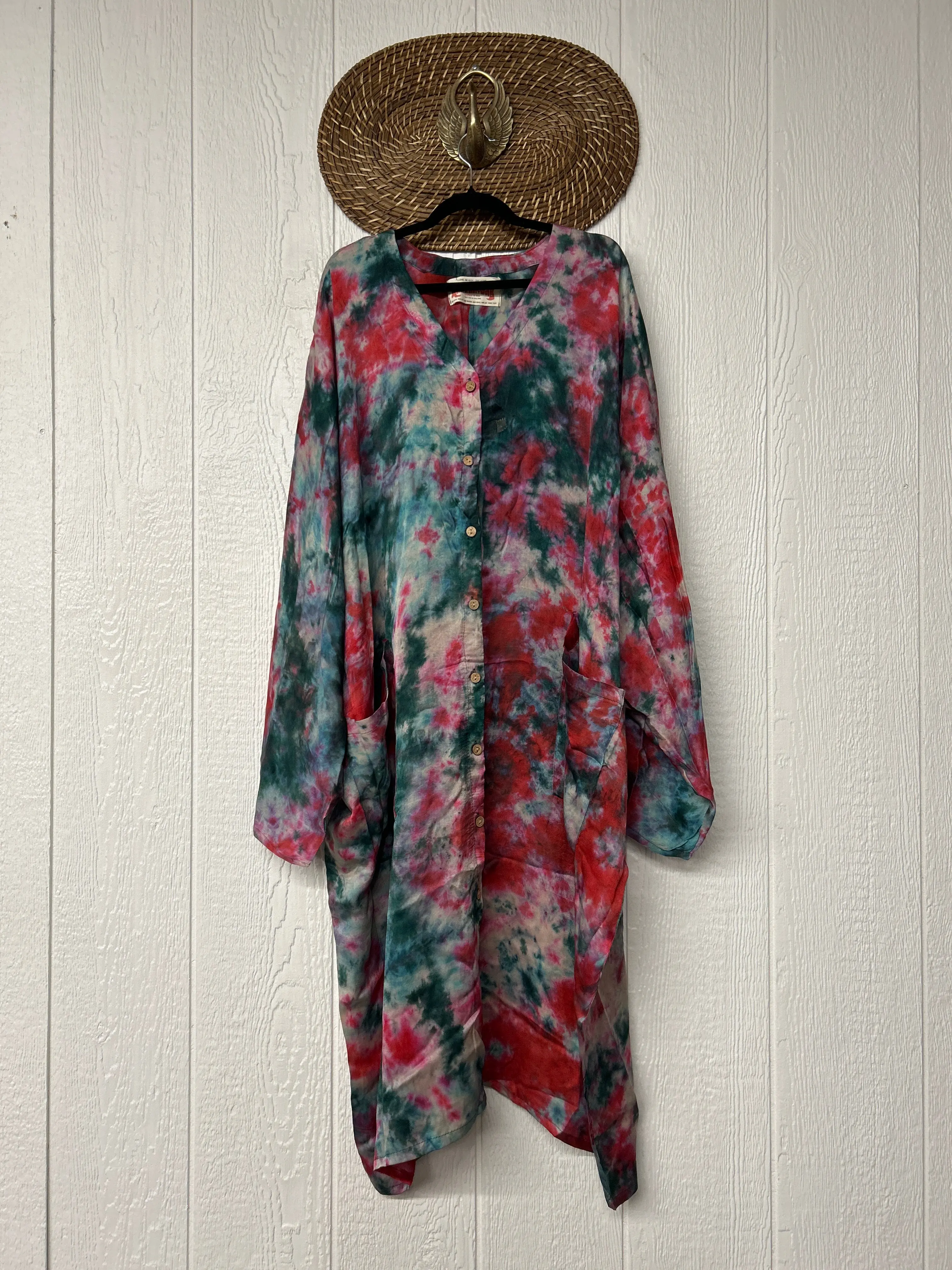 Crepe Sari Gaia Duster Dress 0426 207