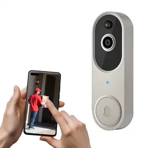 1080P Video Doorbell Camera Wireless, AI Human Detection, Night Vision, 2-Way Audio, Battery Powered, Cloud Storage, 2.4G WiFi, Indoor Outdoor Safety, Camera For Home