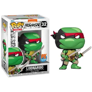 Funko Pop! Leonardo Comics, Teenage Mutant Ninja Turtles 32 - Previews Exclusive Vinyl Figure in PopShield Protector