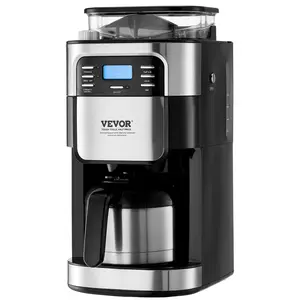 TikTokShopBlackFridayVEVOR 8-Cup Coffee Maker Drip Coffee Machine with 24-Hour Timer for Auto Brew
