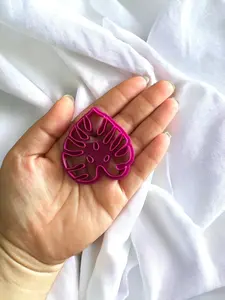 Boho Monstera Leaf Clay Cutter | Polymer Clay Tool
