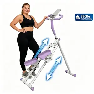 Vertical Climber Stair Stepper with Handlebar, 330LB Weight Capacity, Extended Step Range Exercise Machine for Leg & Full Body Workouts, Home Gym Fitness Equipment