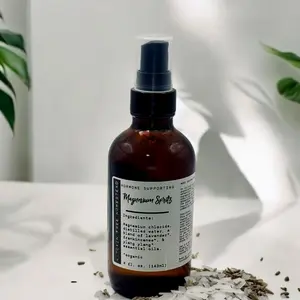 Natural Magnesium Spray – Muscle Relief + Hormone & Grounding Blends