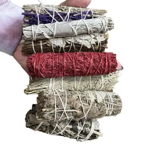 The Ultimate Sage 4" - Dragons Blood, Blue, Eucalyptus, Peppermint, Mountain, White, Yerba Buena & More - Handcrafted Sage bundle for Meditation & Good Vibes