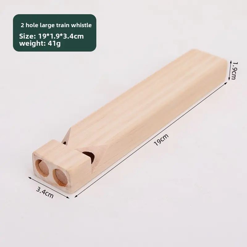 Two-hole large size 19*3.4*1.9cm (train whistle)