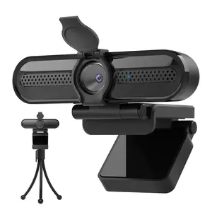 2K/1080P Webcam with Dual Microphones – Autofocus, USB, for Streaming, Gaming & Conferencing