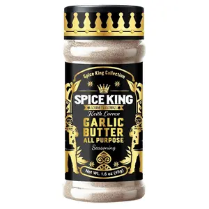 Garlic Butter Seasoning in Reusable Shaker Jar – 1.8 oz Storage Bottle