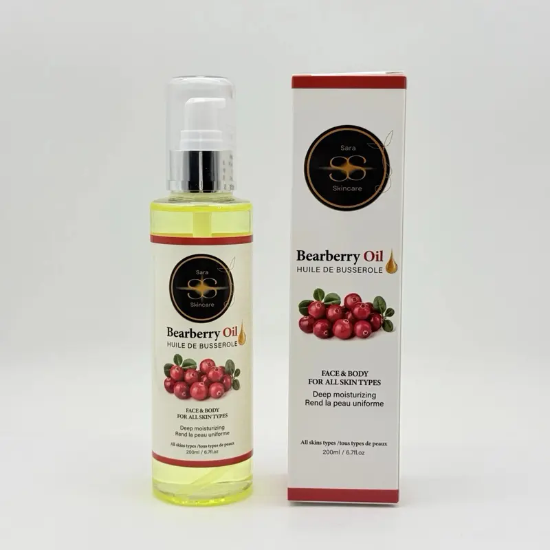 SARA SKINCARE VÉGÉTALES BEARBERRY OIL FOR BODY AND FACE /HUILE DE BUSSEROLE
