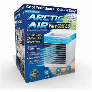 Ontel Products 105038 Pure Chill 2.0 Personal Space Cooler - 4 Speeds, As Seen On TV