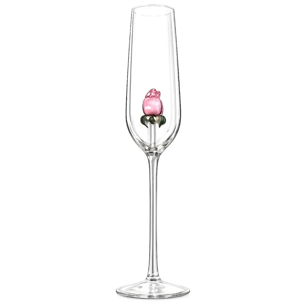 Pink Tea Rose Glassware