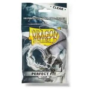 Dragon Shield Perfect Fit Clear Inner Sleeves – 100ct Card Protection