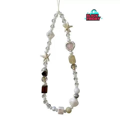Cute Style Decorative Beaded Phone Straps & Charms - Lanyard, Chain, Keychain Attachments for Mobile Devices, Cameras, Phone Bags - Valentine's Day Gifts, Keychain Attachment Phone Straps & Charms, Lanyard Phone Straps & Charms