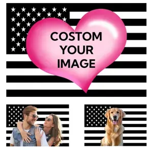 Custom America Flag Personalized Flags Design Your Image Funny Tapestry Poster For Decorate Club valentine's gift for bf Decoration Photo mothersdaygift