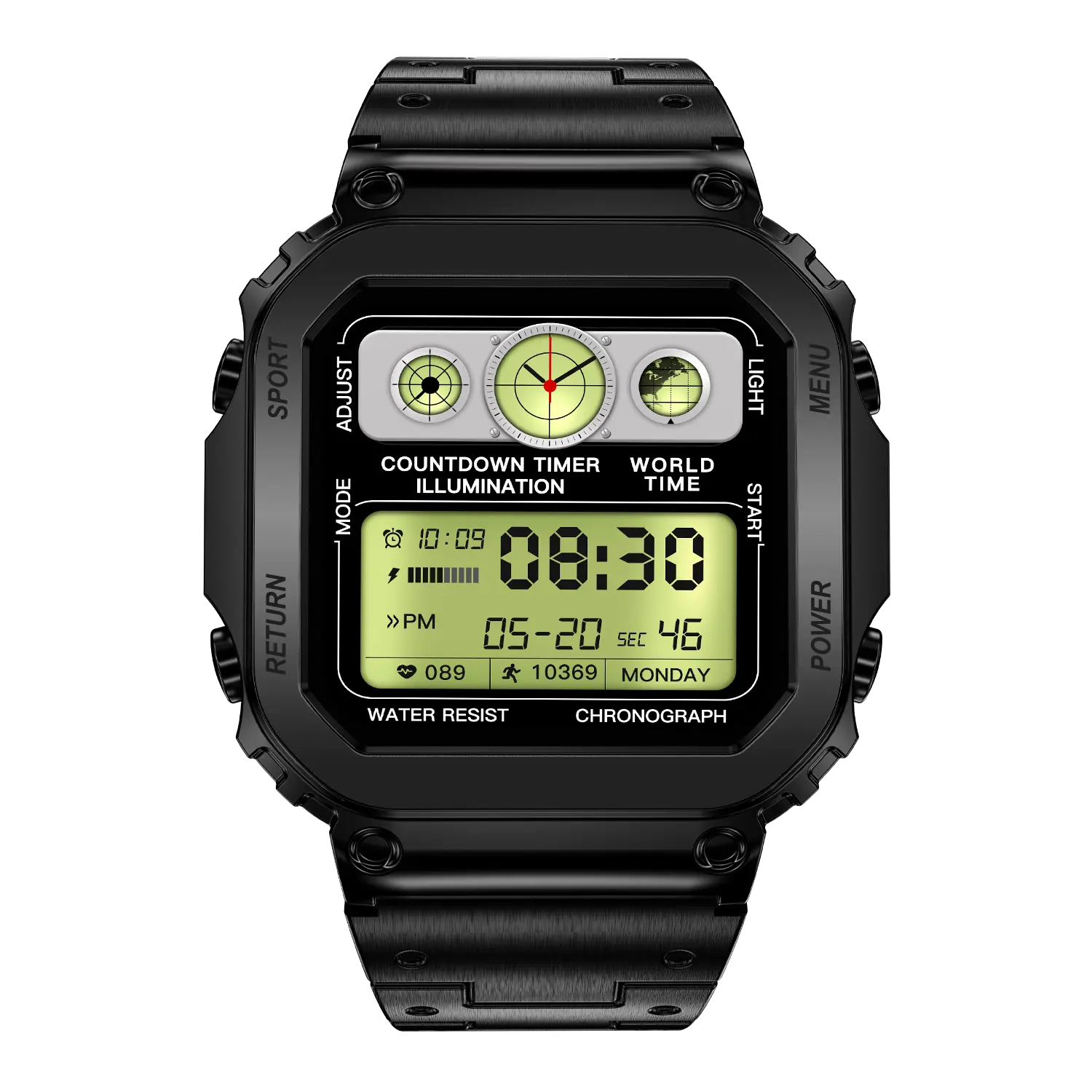 Classic Retro Smart Watch, Smartwatch for Men Women (Answer/Make Call), Fitness Tracker with 100+ Sport Modes, IP67 Waterproof, Heart Rate/Sleep Monitor, Spo2, Pedometer, Activity Tracker for Android iOS Devices Wearable